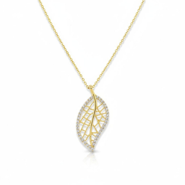 Karbon Yaprak Kolye 1